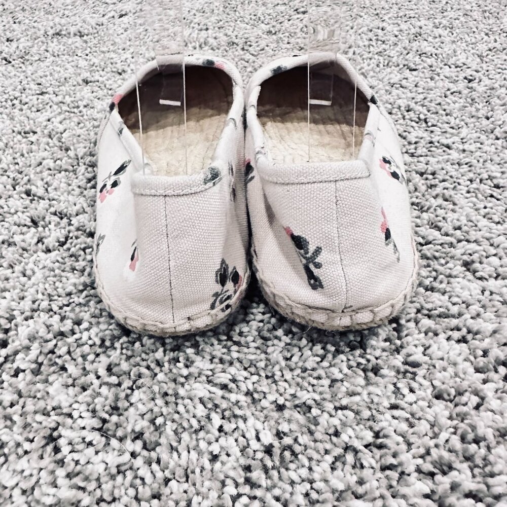 Coach Rhodelle Slip On Espradille Cream Floral Rose Casual Shoe Size 7.5 - Picture 5 of 8